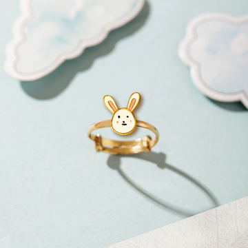 Bunny kids adjustable ring